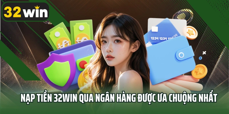 Nạp tiền tại 32win qua ngân hàng được ưa chuộng nhất