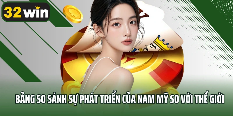 Bảng so sánh sự phát triển của Nam Mỹ so với thế giới