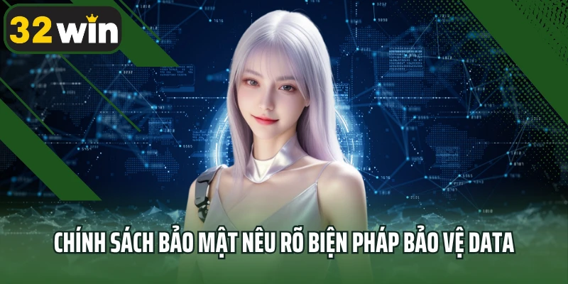Chính sách bảo mật nêu rõ biện pháp bảo vệ data