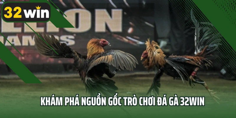 Khám phá nguồn gốc trò chơi đá gà 32win
