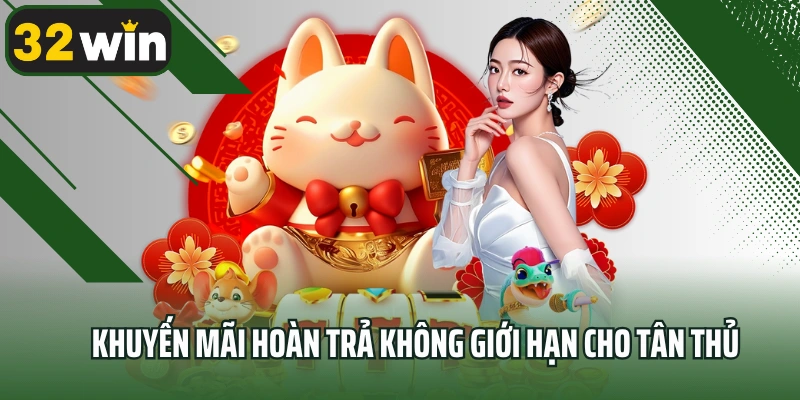 Khuyến mãi hoàn trả không giới hạn cho tân thủ
