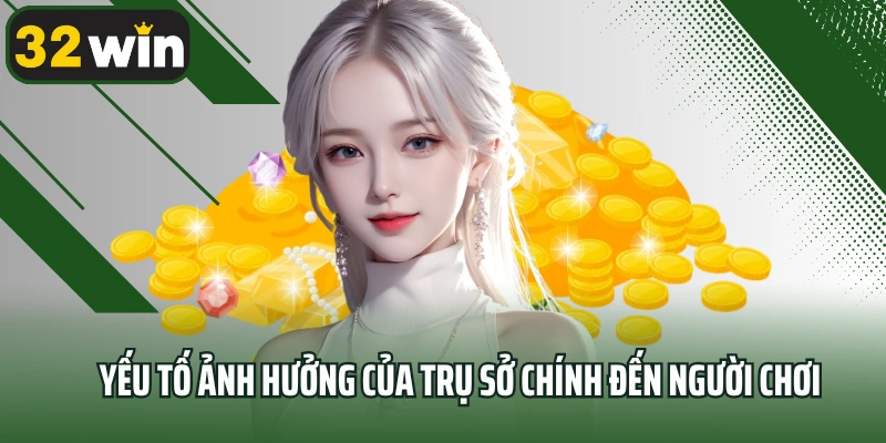 Yếu tố ảnh hưởng của trụ sở chính đến người chơi